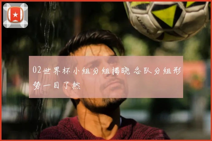 02世界杯小组分组揭晓 各队分组形势一目了然